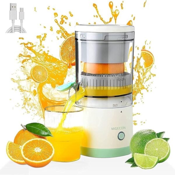 عصارة حمضيات كهربائية محمولة بدون استخدام اليدين